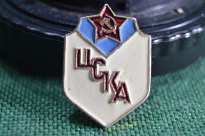 Значок эмблема ЦСКА образца 1992-1995. Эмаль. СССР