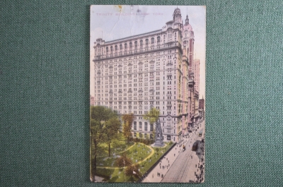 Открытка старинная "Trinity Building.New York". Нью-Йорк, США. 1911 год