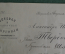 Документ 1906 года. Письмо о погашении долга, город Кирсанов Тамбовской губернии. 
