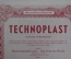 Ценная бумага, Акция на 1000 франков, "Технопласт", Бельгия, 1955