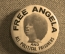 Знак, значок "Free Angela - Свободу Анжеле", США