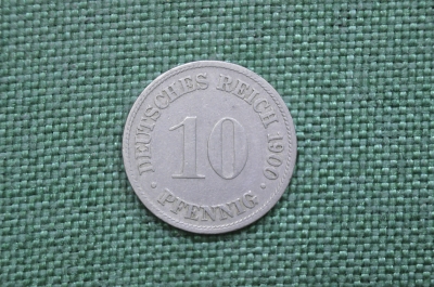 10 пфеннигов 1900 года. Германская Империя.